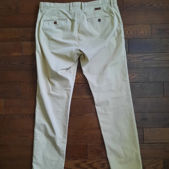 Alberto ROB DS Broken Twill Chino Pants, Slim Fit, size W33 L32, Beige colour - Picture 10 of 16